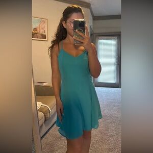 Naked Zebra Blue Dress